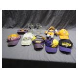 Minnesota Vikings Hats - One Signed, Teddy Bear &