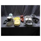 Baking Pans, Tupperware, Glass Trays
