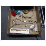 Assorted Jewelry and Jewelry Box