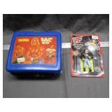 WWF Lunch Box and Toy Figure
