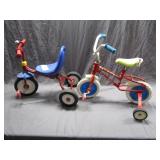 2 Toddler Bikes--Fisher Price and Radio Flyer