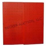 Wall Control 30-P-3232R Red Metal Pegboard Pack, S