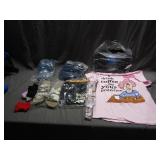 T-shirts, cap, sandals, Tie, socks