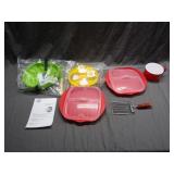 Grater, Microwave Bacon/Sausage Cooker, Silicone C