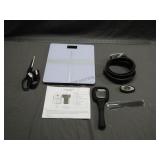 Digital Scale, Belt, Magnifying Glass, Laser Sciss