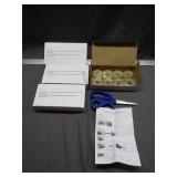 4  2 in 1 Handy scissors with tape dispenser and 8