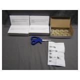 5  2 in 1 Handy scissors with tape dispenser and 8