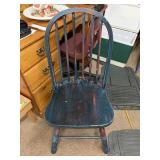 Custom Painted Wood Chair