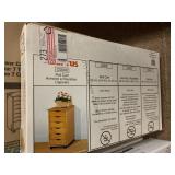 Adeptus Roll Cart, 6 Drawer, 100% Wood, New