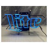 Blue Miller Lite Neon, Tested & Working