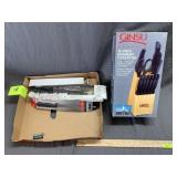 12 Piece Ginsu Knife Set, BBQ Thermometer