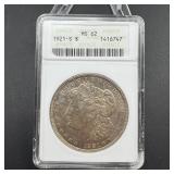 Soapbox 1921-s Morgan Silver Dollar