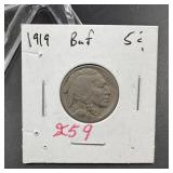 1919 Buffalo Nickel