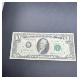 1969 $10 Federal Reserve Note