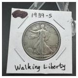 1939s Walking liberty half