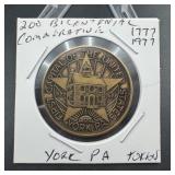 1777-1977 Bicentennial commemorative token