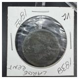 1838 Large Cent