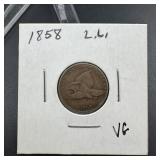 1858 Flying Eagle Cent