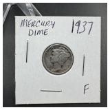 1937 Mercury Silver Dime