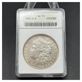 Soapbox 1900-s Morgan Silver Dollar