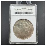 Soapbox 1934-d Peace Silver Dollar