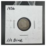 1836 Capped Bust Half Dime