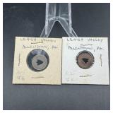 2 vintage Lehigh Valley Pa. token lot