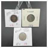Lot of Liberty V Nickels