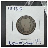 1895-S Barber Quarter