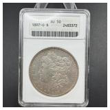 Soapbox 1897-o Morgan Silver Dollar