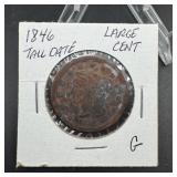 1846 Large Cent