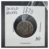 1870 Shield Nickel