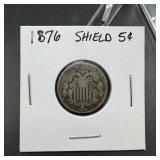 1876 Shield Nickel