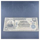 1905 Indiana National Bank Indianapolis $10 Blue S