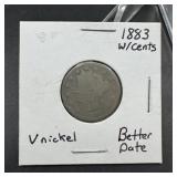 1883 Liberty V Nickel Better Date
