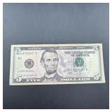 2013 $5 Note