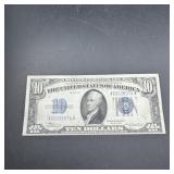1934 $10 Silver Certificate Uncirculated