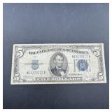 1934c $5 Silver Certificate
