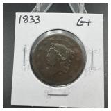 1833 Large Cent