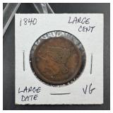1840 Large Cent