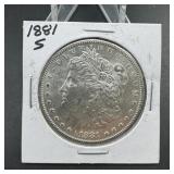 1881-S Morgan Silver Dollar
