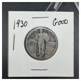 1930 Standing Liberty Silver Quarter