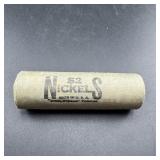 Vintage Buffalo Nickel Roll with Shield & Liberty