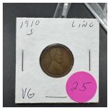 1910-S Lincoln Wheat Cent