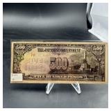 $500 Japanese Government Note