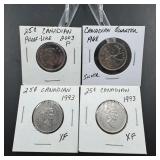 Four Canadian Quarters