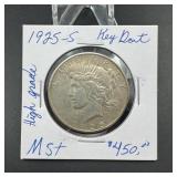1925-s Peace Silver Dollar