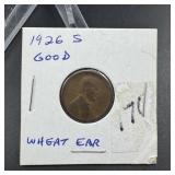 1926-S Lincoln Wheat Cent