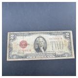 1928d $2 Red Seal Note