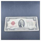 1928f $2 Red Seal Note